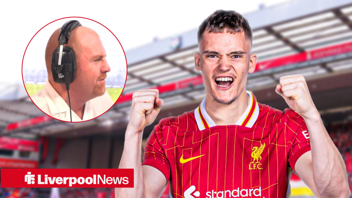 Liverpool signing Florian Wirtz has been warned by Sean Dyche.