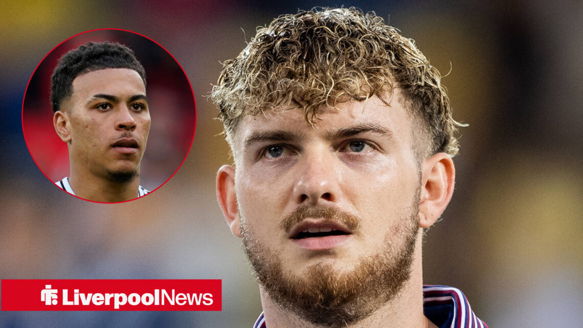 Liverpool star Harvey Elliott and target Morgan Rogers.