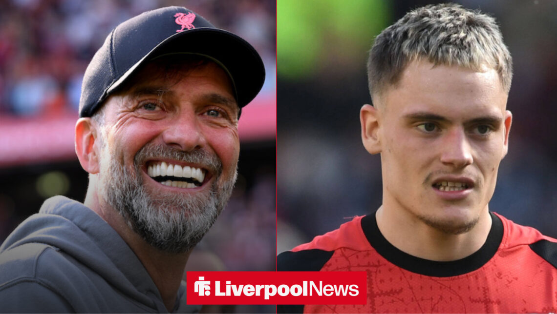 Jurgen Klopp and Florian Wirtz