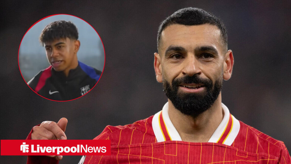 Lamine Yamal and Mohamed Salah