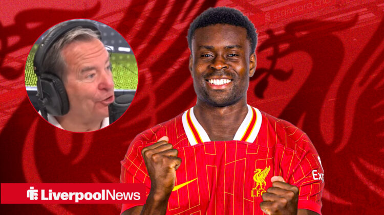 Jeff Stelling made a controversial claim about Liverpool and Marc Guehi.