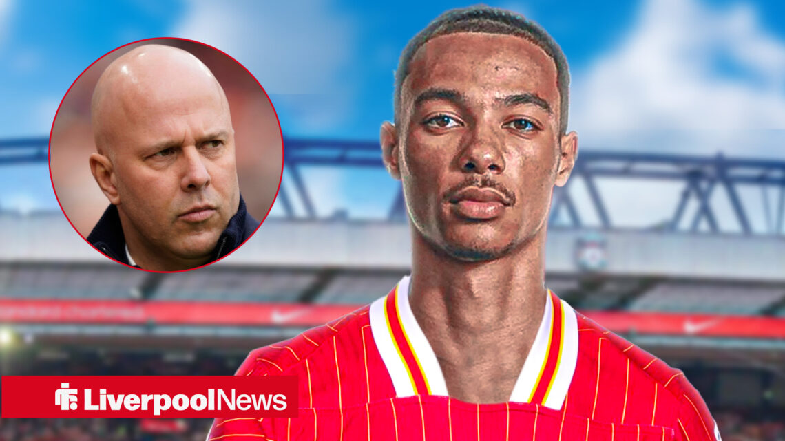 Liverpool manager Arne Slot and Eintracht Frankfurt striker Hugo Ekitike