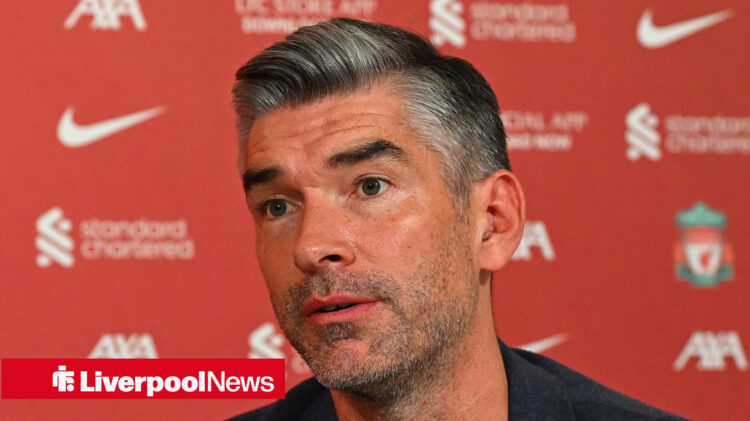 Liverpool sporting director Richard Hughes.