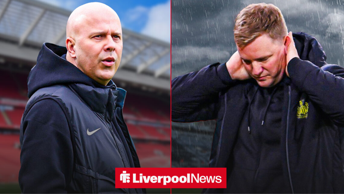 Arne Slot and Eddie Howe