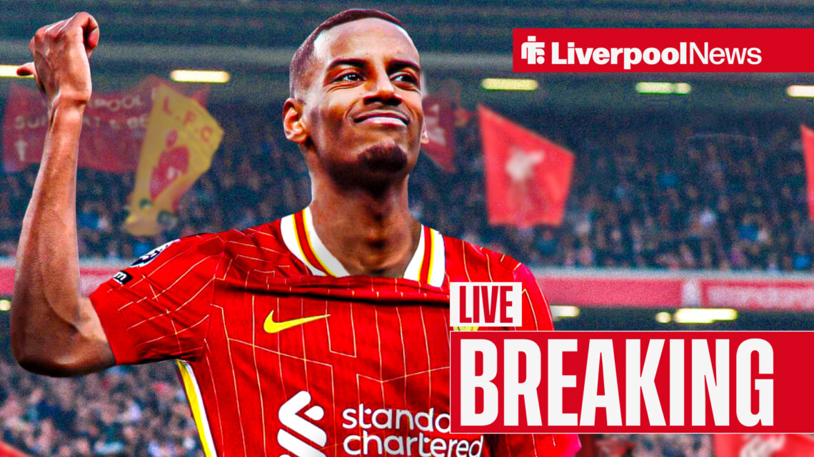 Alexander Isak in Liverpool kit