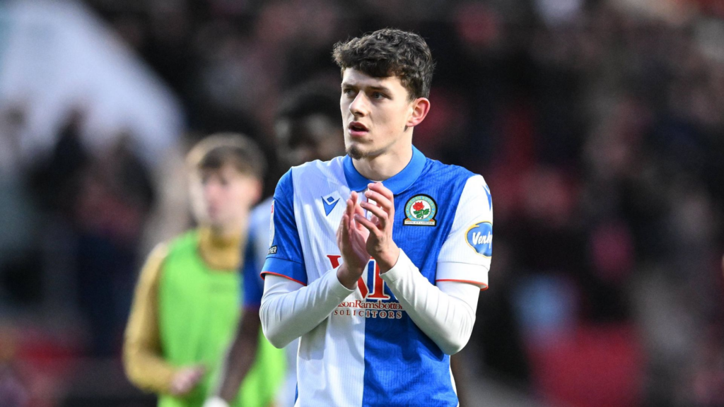 Liverpool's Owen Beck during a loan spell at Blackburn Rovers.