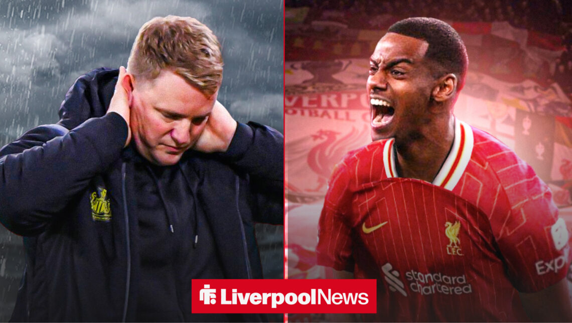 Newcastle boss Eddie Howe may have to sanction Alexander Isak's exit to Liverpool.