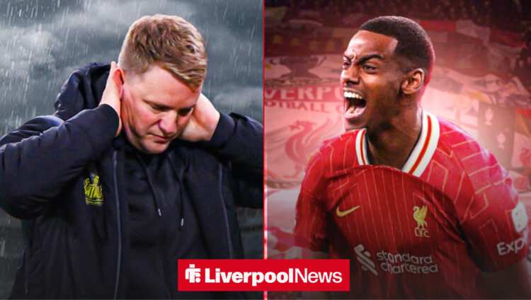 Newcastle boss Eddie Howe may have to sanction Alexander Isak's exit to Liverpool.