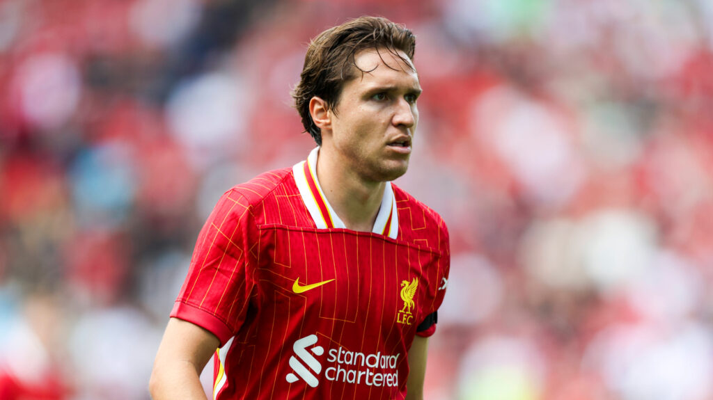 Liverpool star Federico Chiesa.