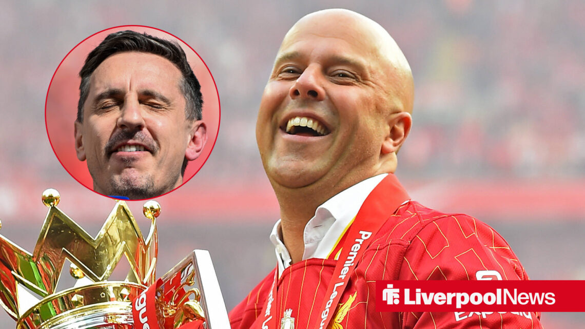 Gary Neville, Arne Slot, Liverpool