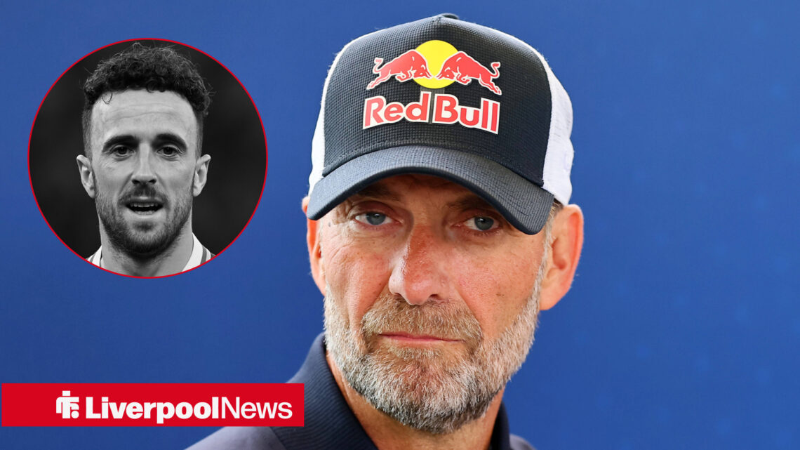 Jurgen Klopp has reacted to Liverpool star Diogo Jota's death.