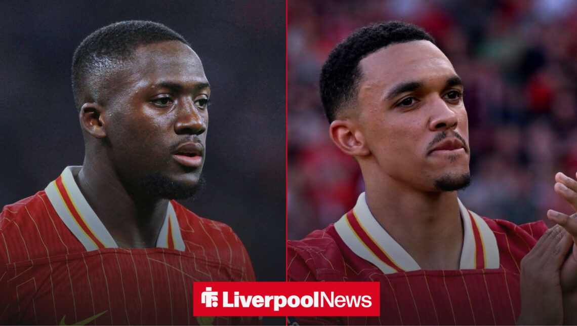 Ibrahima Konate and Trent Alexander-Arnold