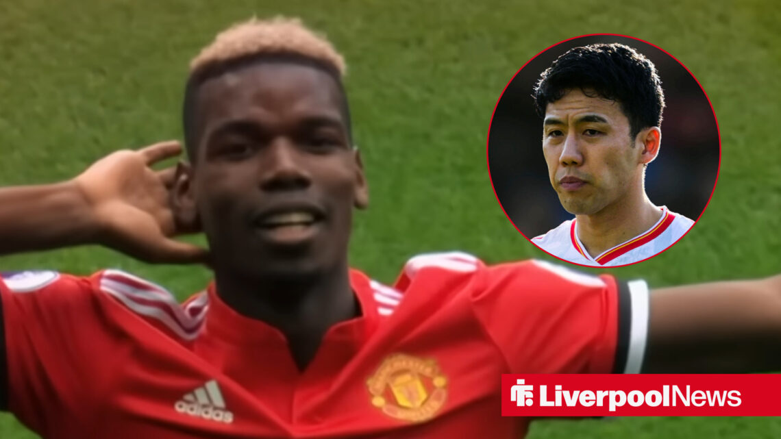 Liverpool Paul Pogba Wataru Endo