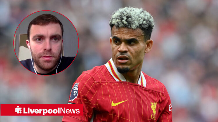 Fabrizio Romano and Liverpool star Luis Diaz.
