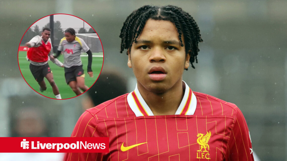 Rio Ngumoha is set to star at Liverpool.