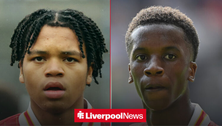 Rio Ngumoha and Trey Nyoni are two of Liverpool's brightest talents.