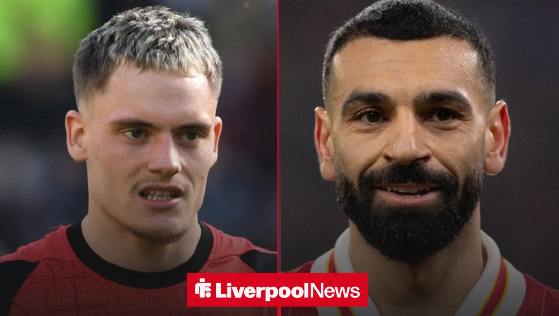 Mohamed Salah and Florian Wirtz