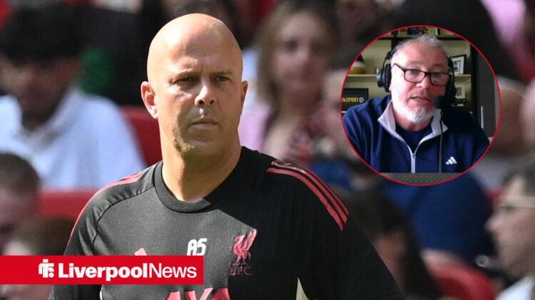 Arne Slot looks concerned with Ally McCoist