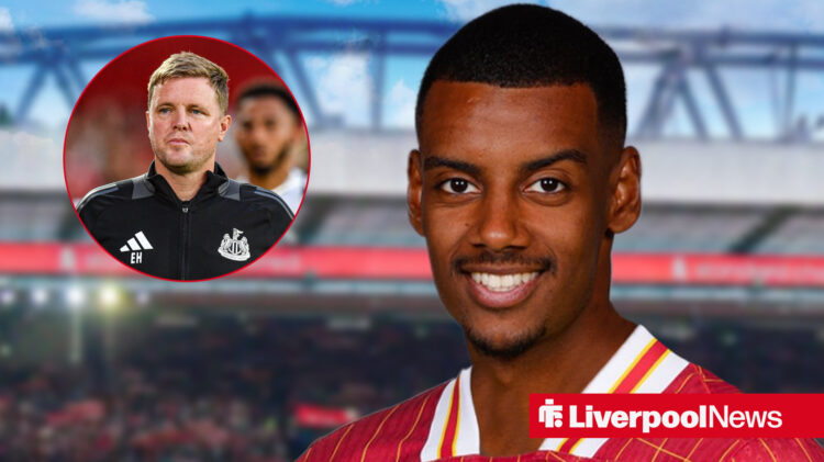 Eddie Howe upset and Alexander Isak happy