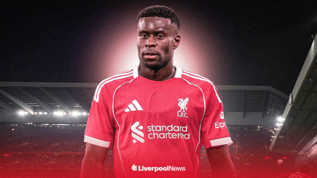 Marc Guehi in a Liverpool top