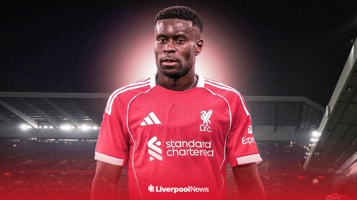 Marc Guehi in a Liverpool top