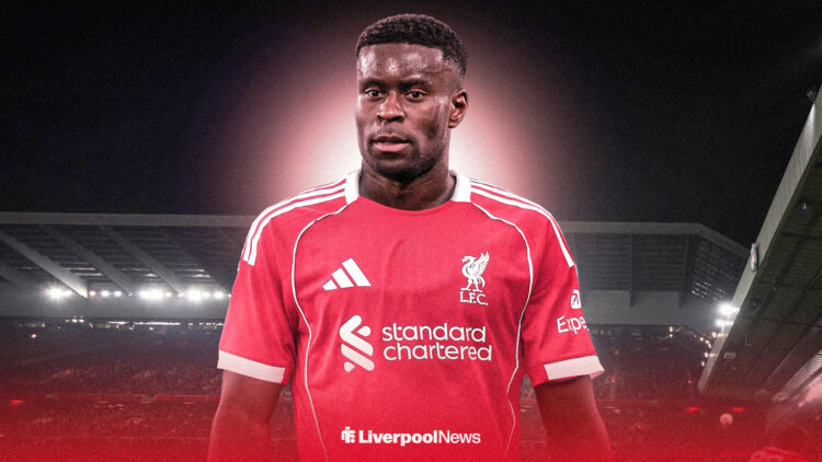 Marc Guehi in a Liverpool top