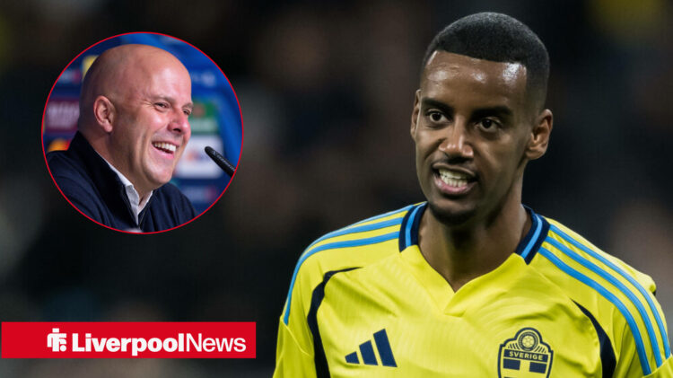 Arne Slot and Alexander Isak