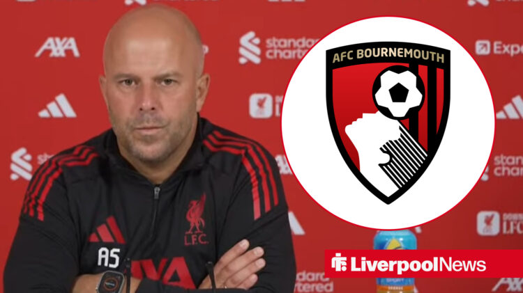 Liverpool Bournemouth Arne Slot