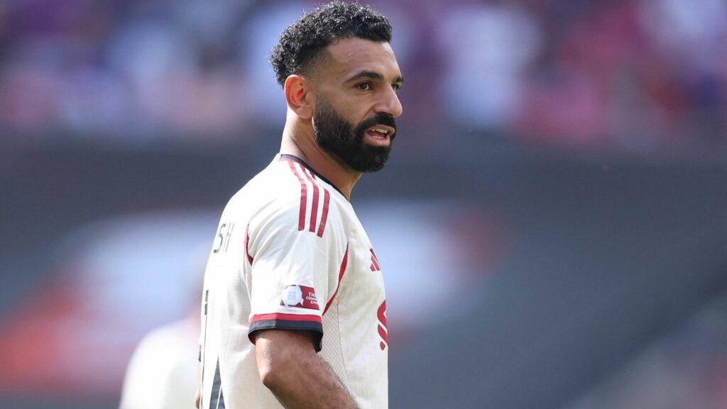 Mohamed Salah in action for Liverpool
