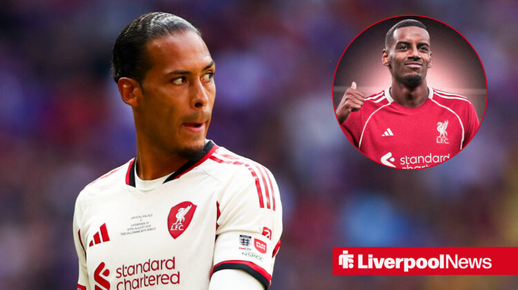 Virgil van Dijk and Alexander Isak could play for Liverpool together soon.