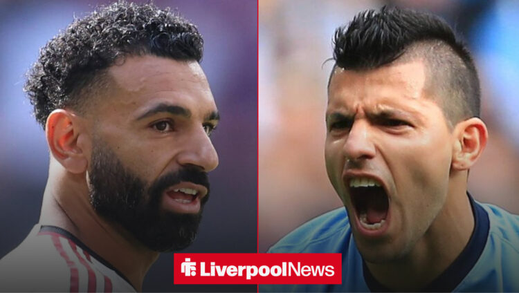 Mohamed Salah and Sergio Aguero