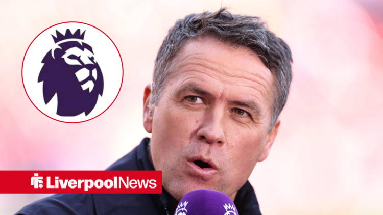 Michael Owen with the Premier League badge inset.