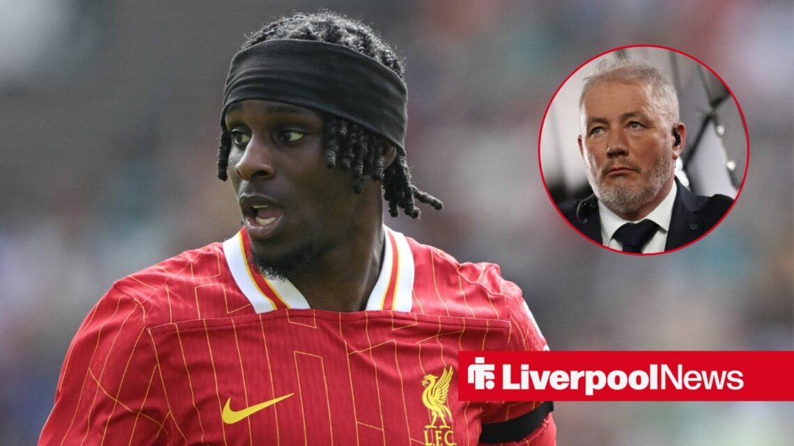 Jeremie Frimpong with Ally McCoist inset.
