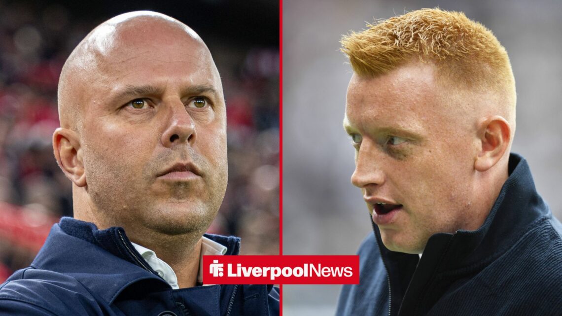 A 50:50 image with Liverpool manager Arne Slot on the left and Southampton manager Will Still on the right.