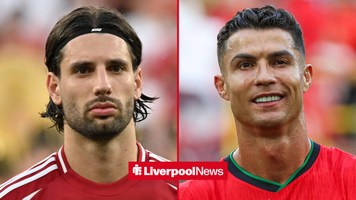 Liverpool midfielder Dominik Szoboszlai and Al Nassr star Cristiano Ronaldo