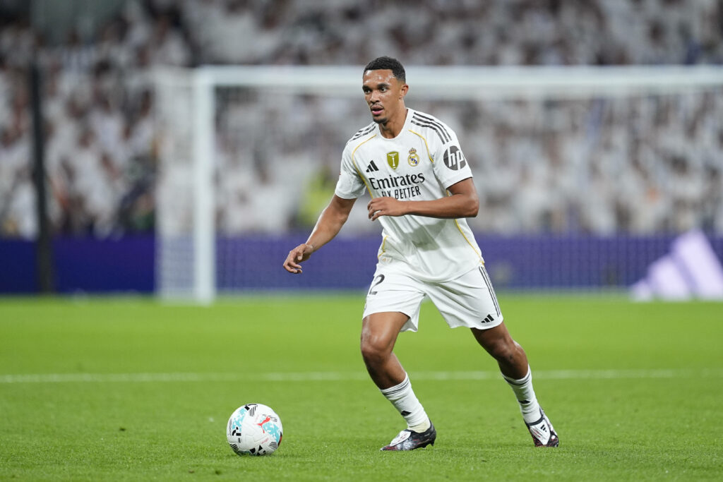 Real Madrid full-back Trent Alexander-Arnold during a match