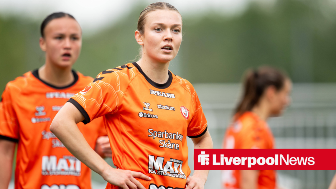 Liverpool star Beata Olsson in action.