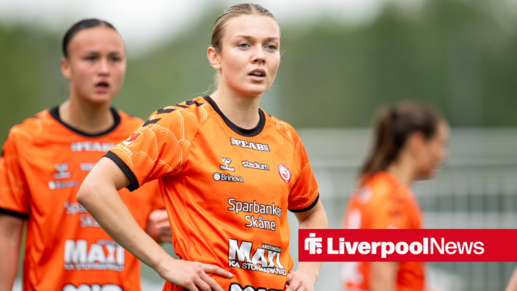 Liverpool star Beata Olsson in action.