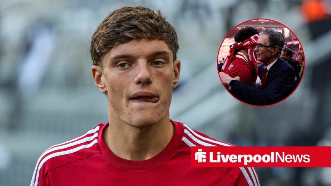 Liverpool star Giovanni Leoni, Fenway Sports Group chief John Henry in inset.