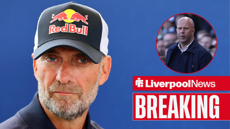 Former Liverpool boss Jurgen Klopp, Arne Slot in inset.
